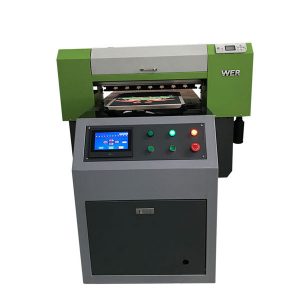 Bedst sælgende T-shirt Tekstil Flatbed Printer Akryl Garment Printer Flatbed Udskrivning Machine